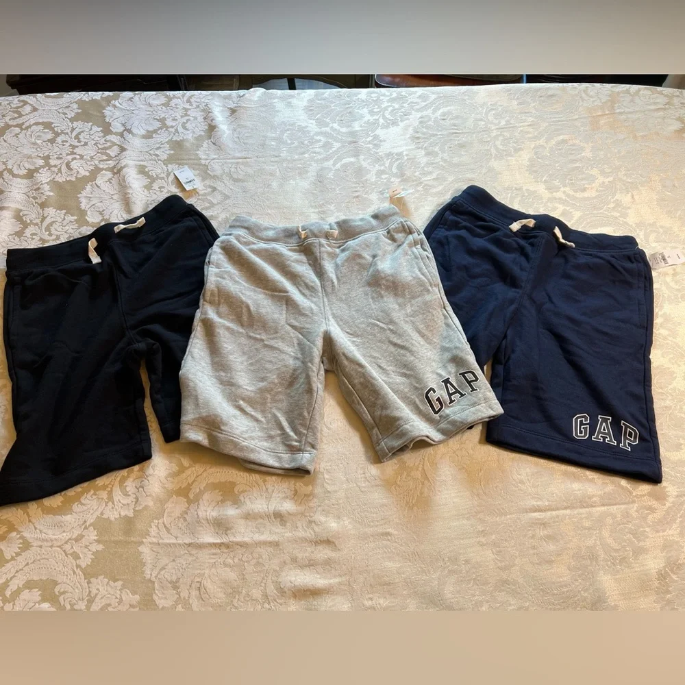 Gap Cotton Shorts big boys NEW NWT navy blue, black & Gray